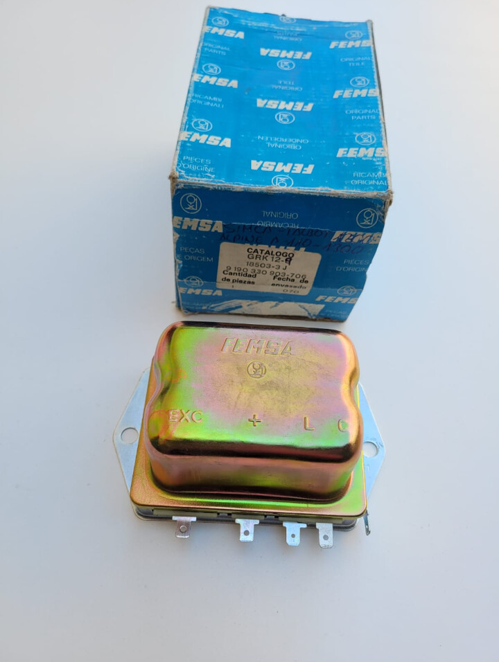 Regulador alternador SIMCA.ALPINE.SEAT.EBRO.PERKINS...(femsa GRK 12-9)