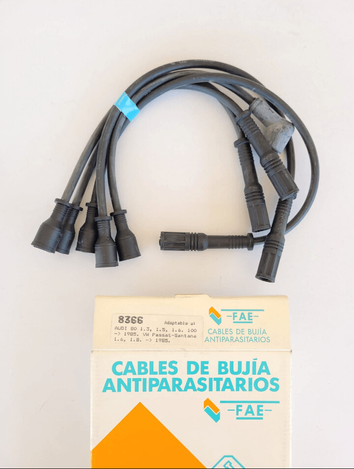 Juego cable bujias AUDI 80-100.VOLKSWAGEN PASSAT-SANTANA (fae)