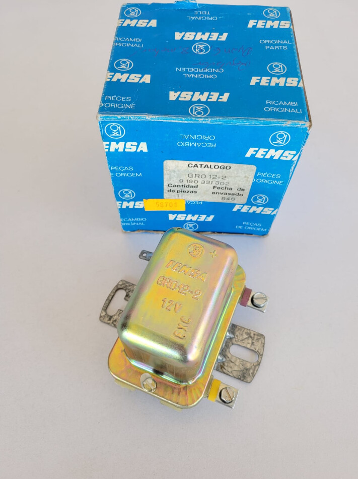 Regulador alternador CITROEN MEHARI.DYANE.C8.AZAM.DYNAM.AYU (femsa GRO 12-2)