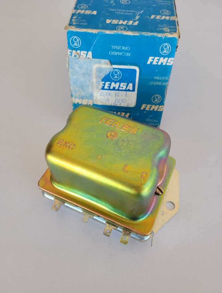 Regulador alternador SEAT 1500.SEAT 124 SPORT (femsa GRK12-1)