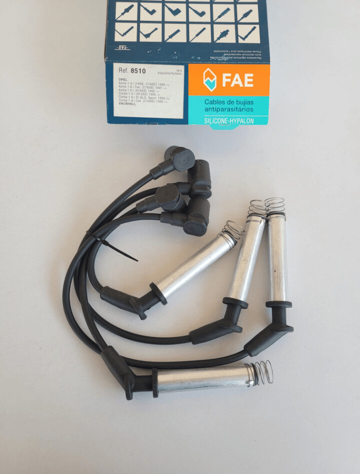 Juego cable bujias OPEL ASTRA.CORSA 1.2-1.4-1.6 91- (fae)