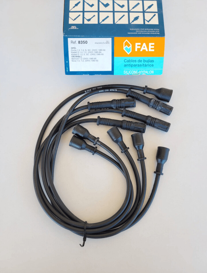 Juego cable bujias OPEL CORSA.OPEL KADETT 1.0-1.2 (fae)
