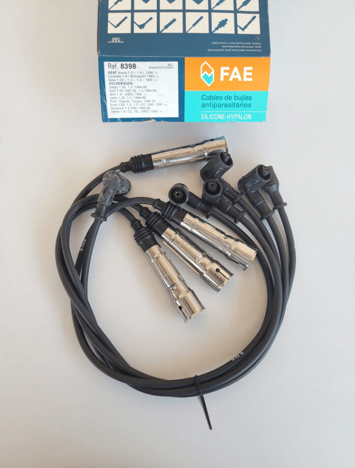Juego cable bujias SEAT.VOLKSWAGEN (fae)