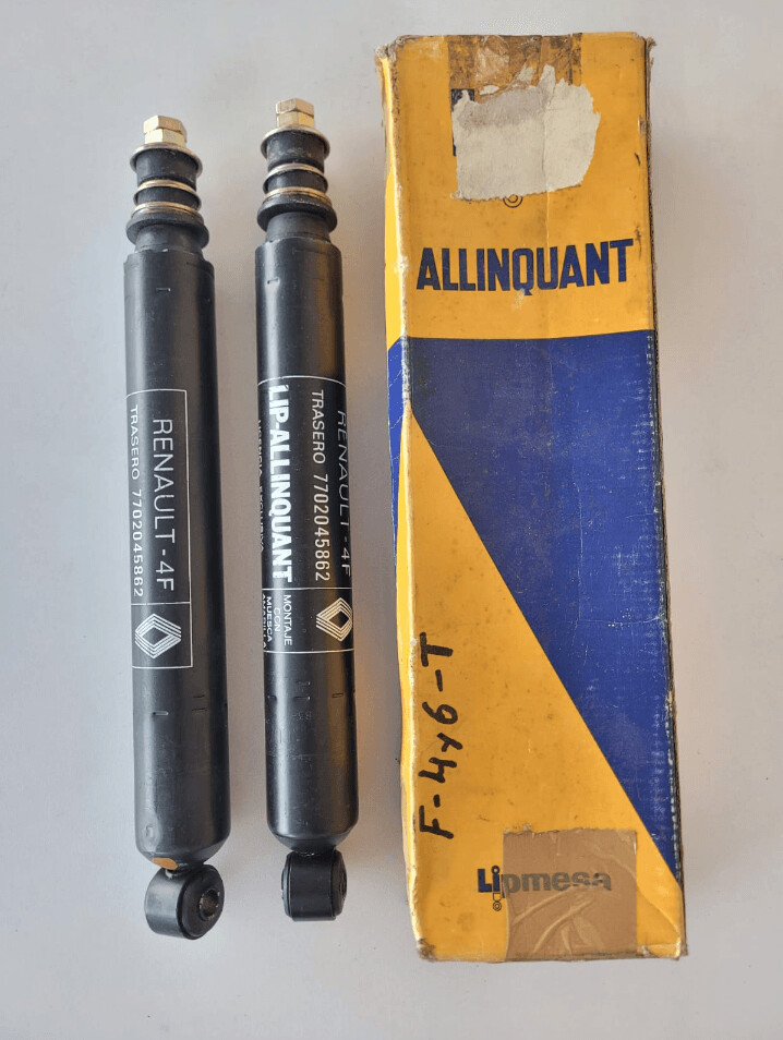 Juego amortiguadores traseros RENAULT 4F.RENAULT 6 (lip)