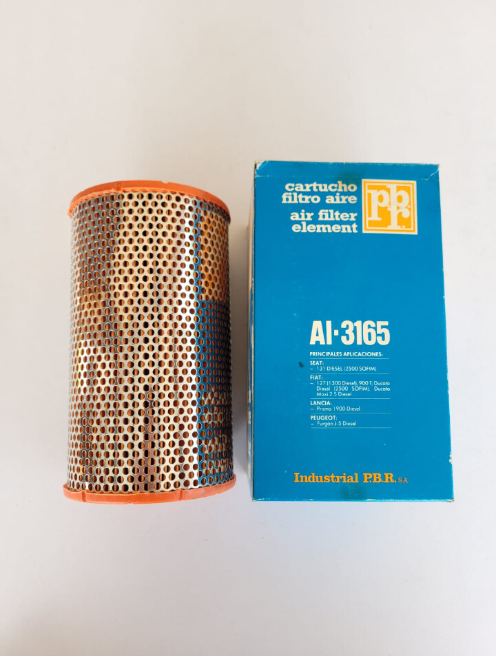 Filtro aire SEAT 131.PEUGEOT J5.LANCIA PRISMA.FIAT DUCATO (pbr)