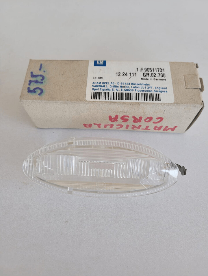 Tulipa luz matricula trasera OPEL CORSA B
