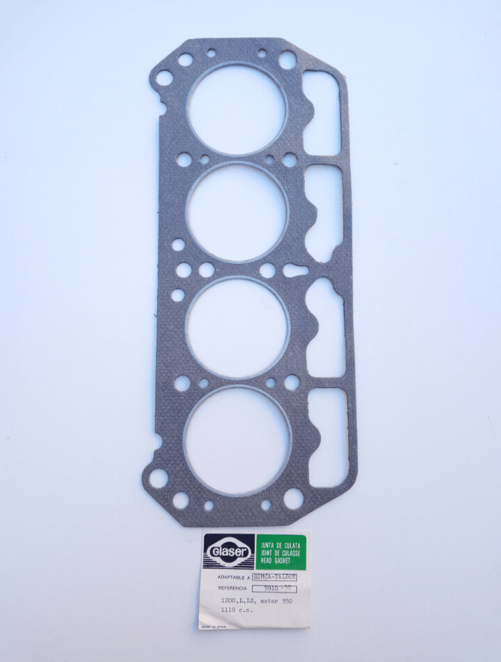 Junta culata SIMCA 1200 L-LS motor 350 (motor 1118cc)