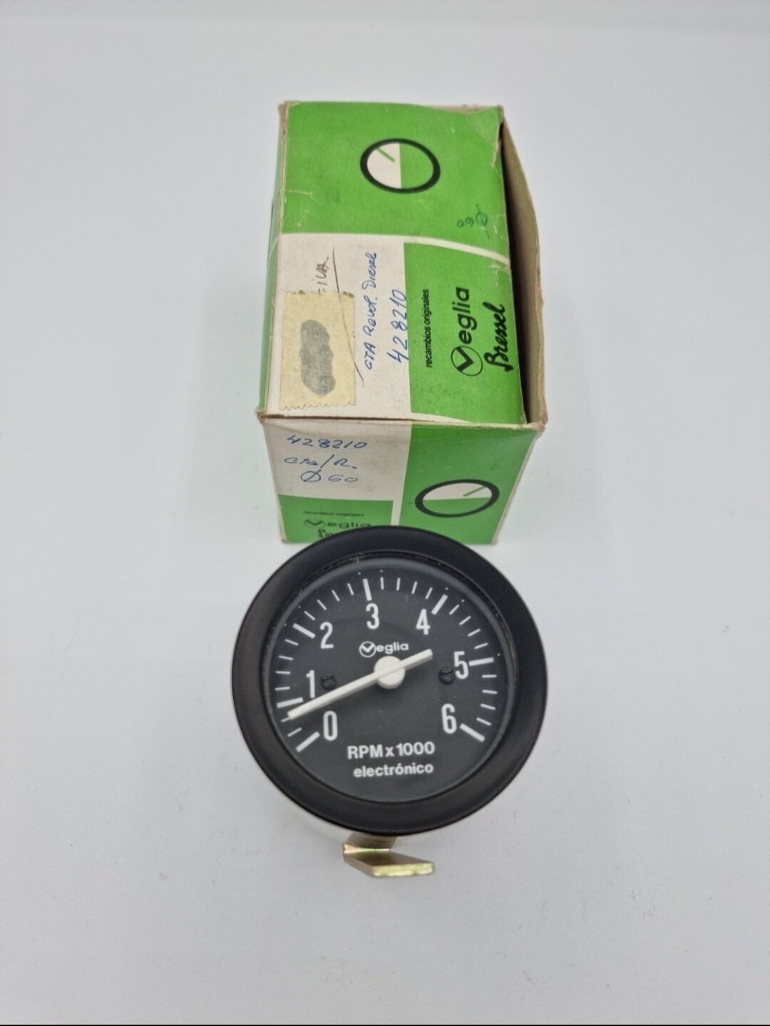 Reloj cuentarrevoluciones 60mm veglia