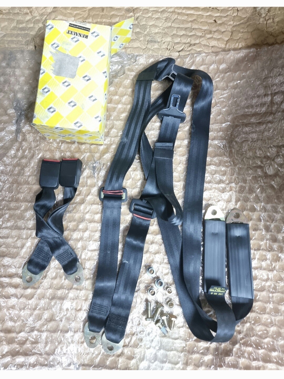 Juego cinturones RENAULT (original renault)