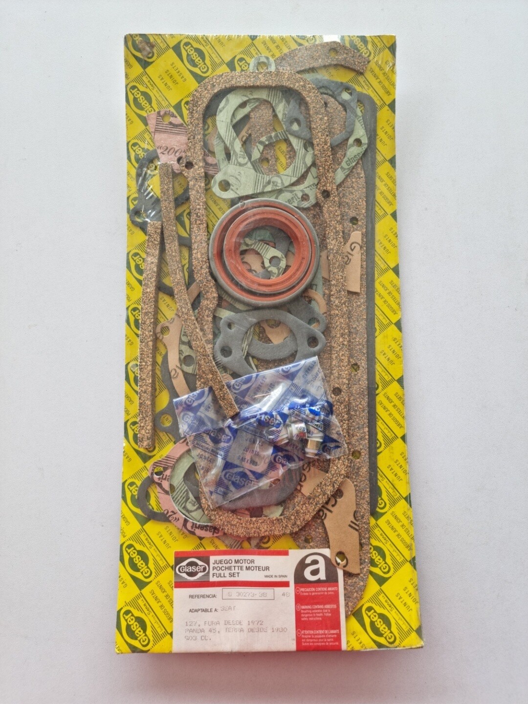 Juntas motor SEAT 127.FURA.PANDA 45.TERRA 903cc (glaser)