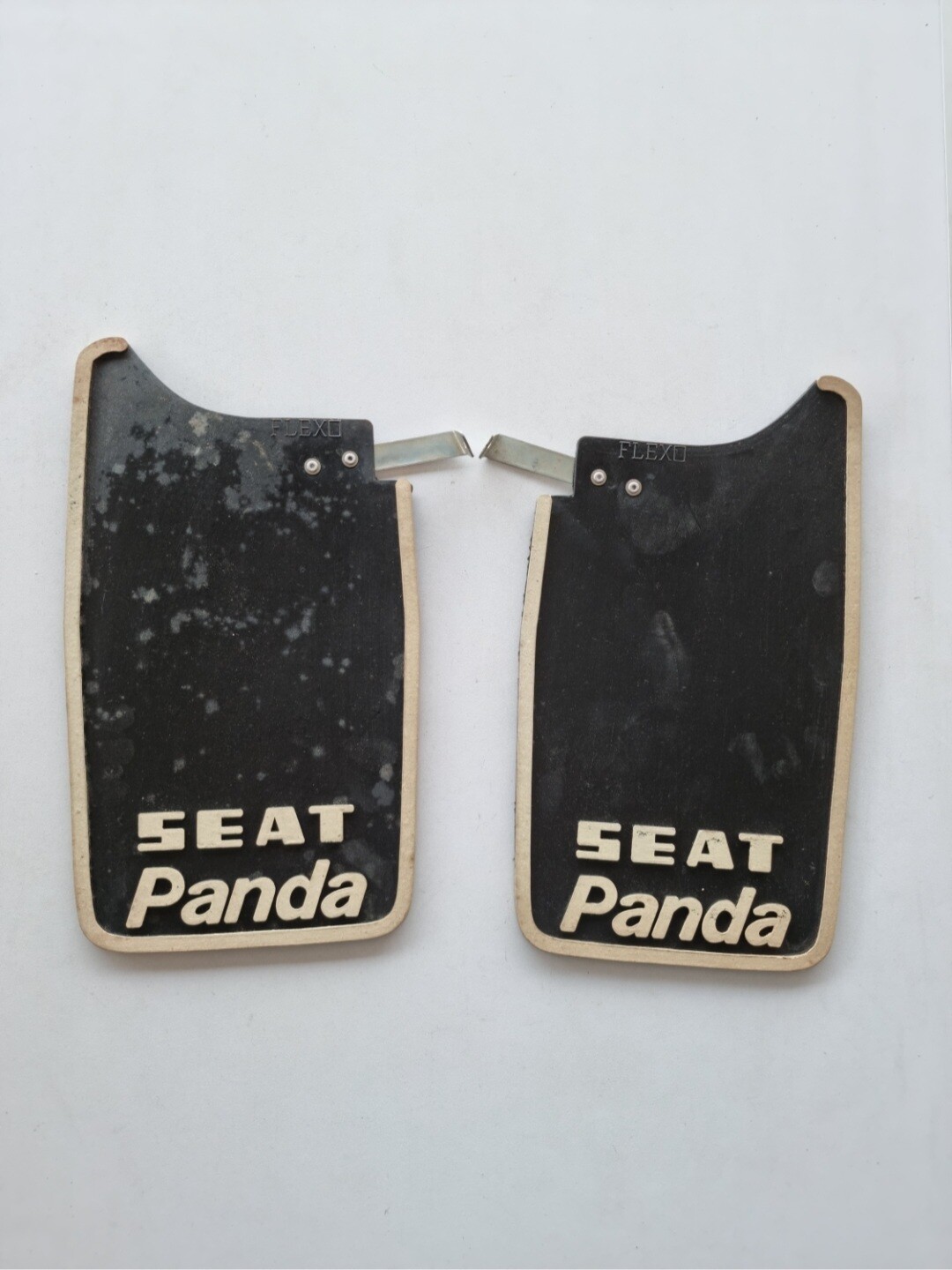 Pareja faldillas salvabarros goma SEAT PANDA
