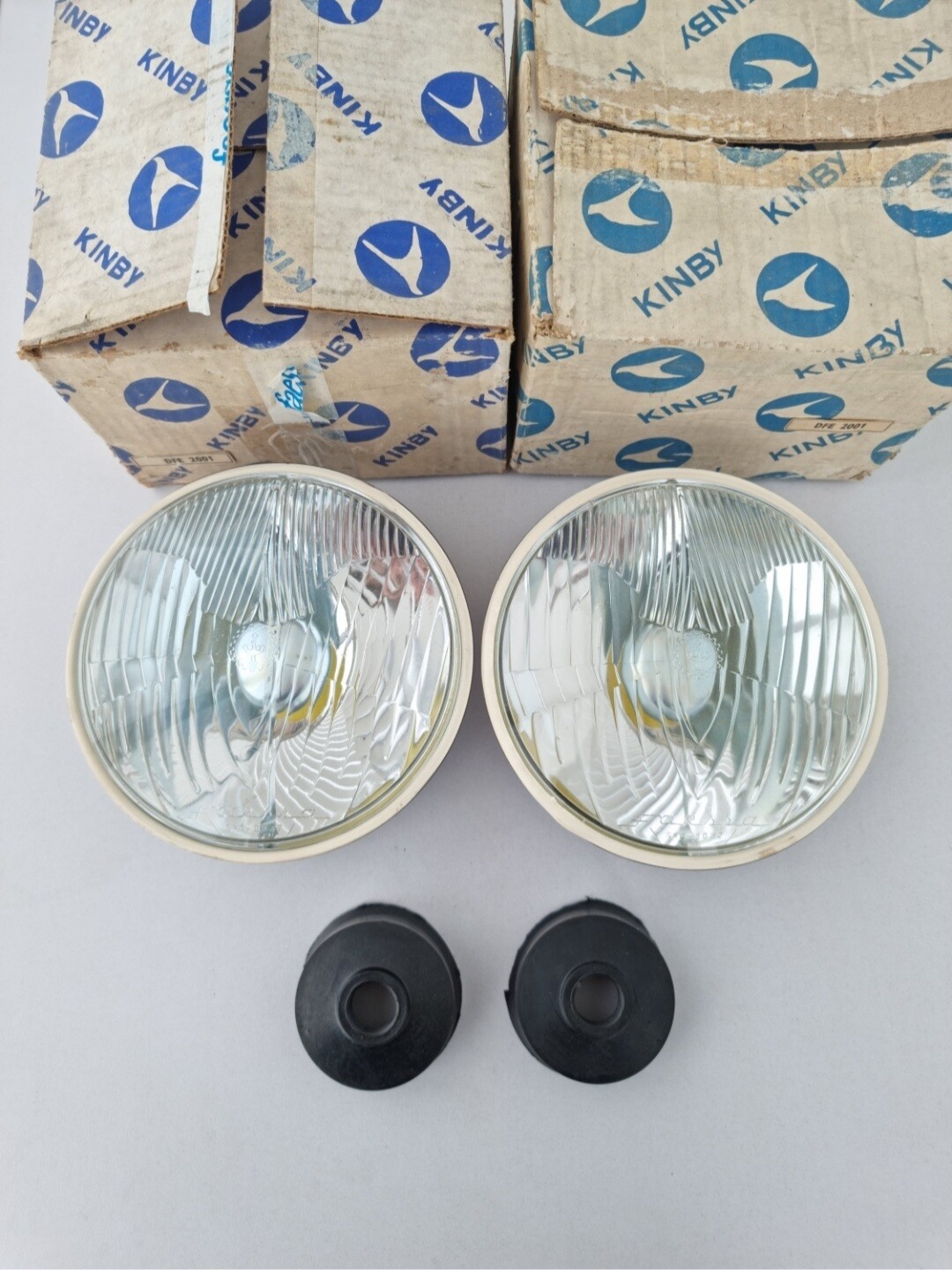 Pareja opticas faros SEAT 1400C.SEAT 1500.LAND ROVER.AUTHI.MINI.AUSTIN.MG.VOLVO....(kinby)
