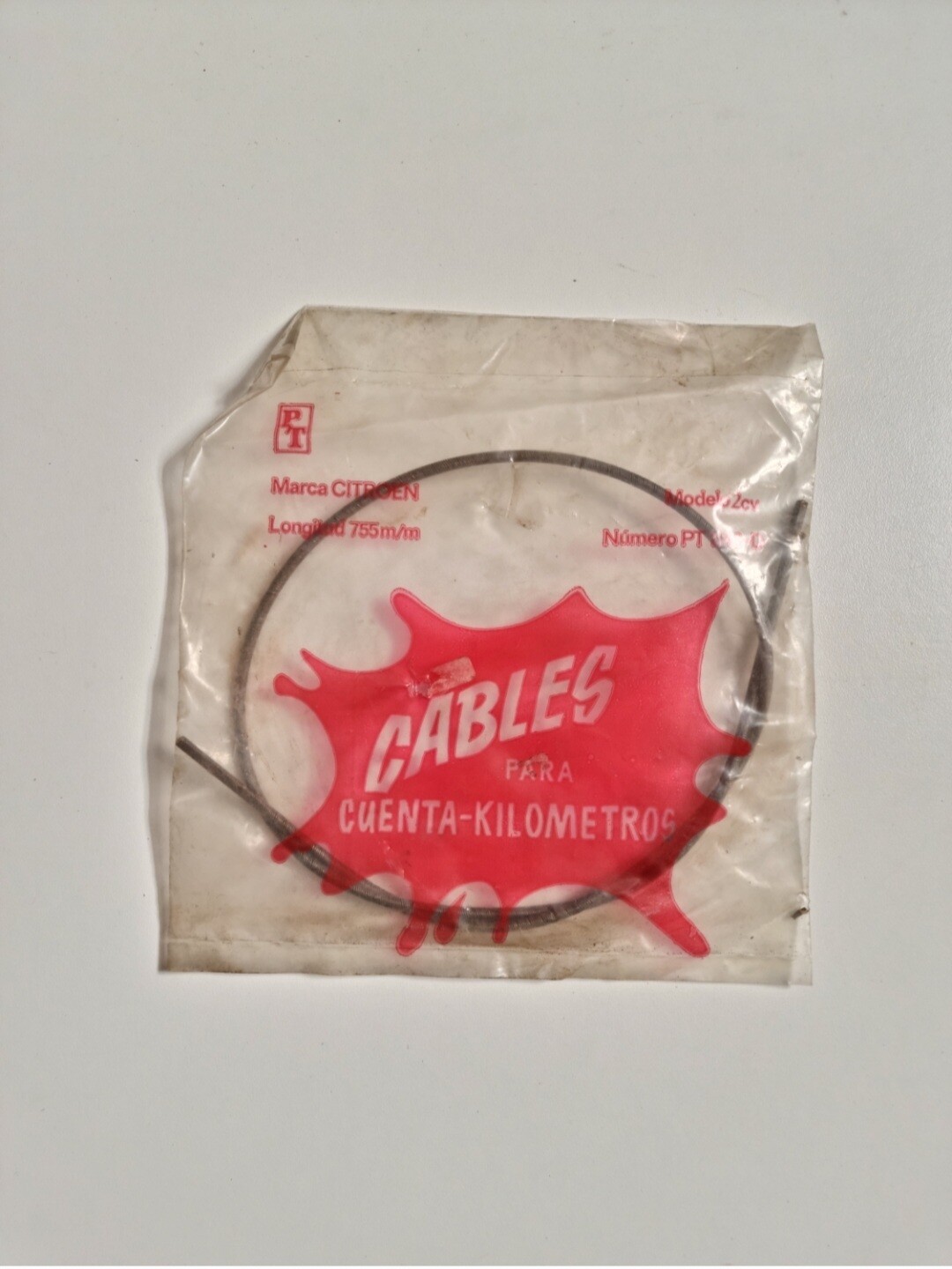 Cable cuentakilometros CITROEN 2CV (755mm)