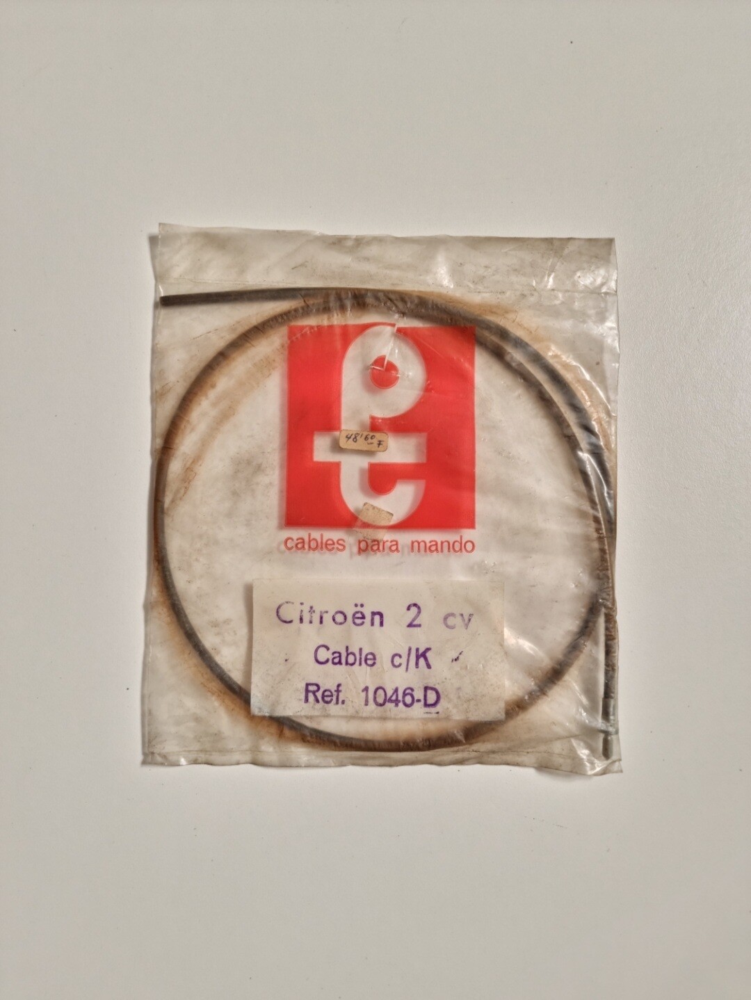 Cable cuentakilometros CITROEN 2CV (892mm)
