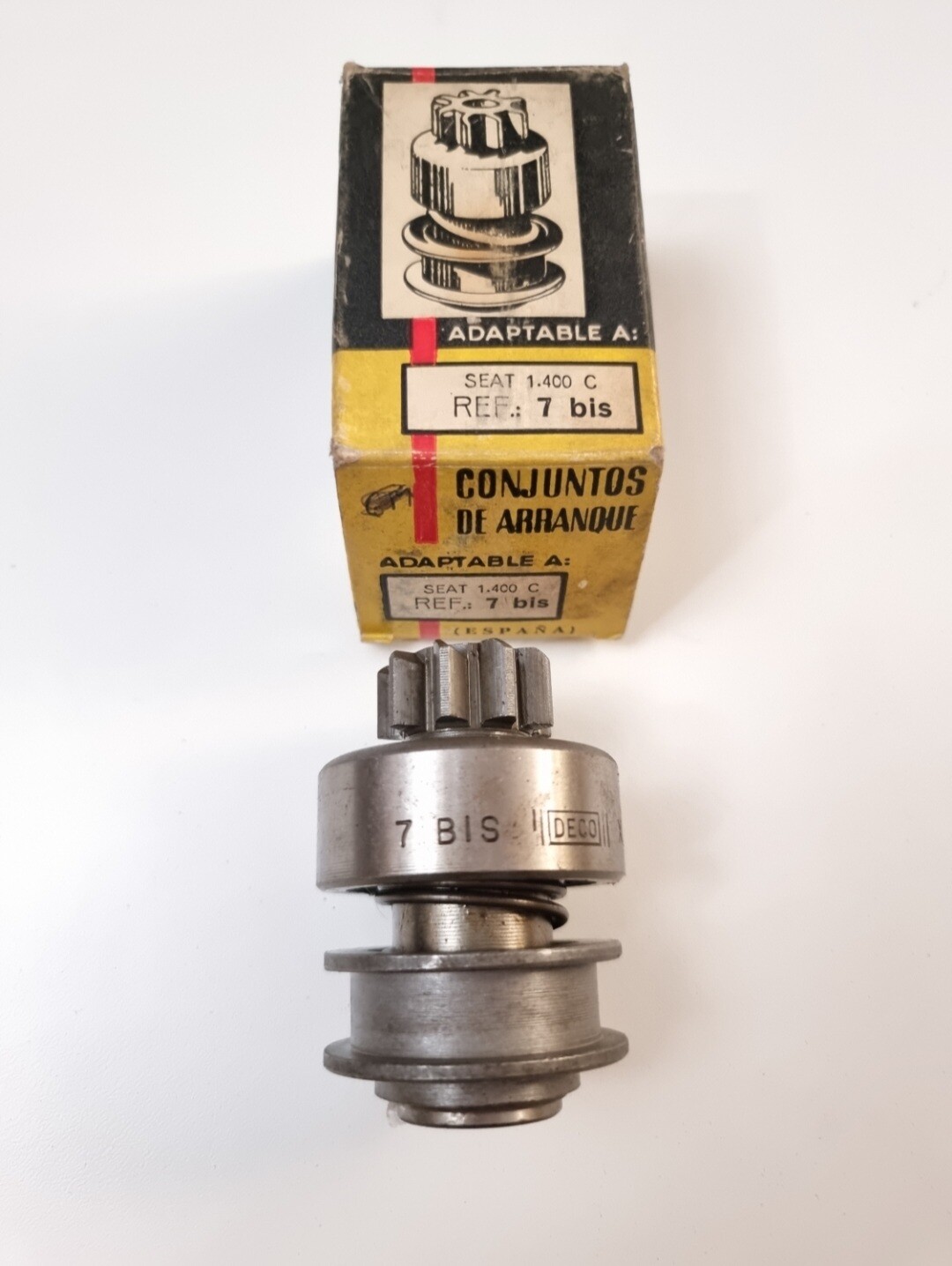 Piñon motor arranque SEAT 1400C.DKW 800S (deco)