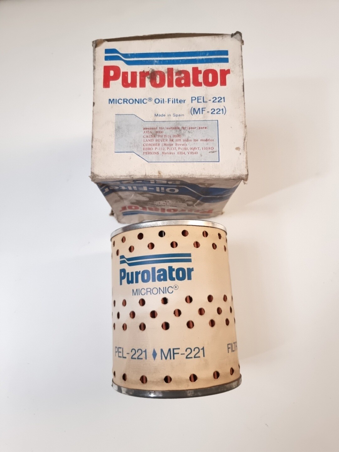 Filtro aceite LAND ROVER.AVIA.EBRO.PERKINS.CALSA.COMMER