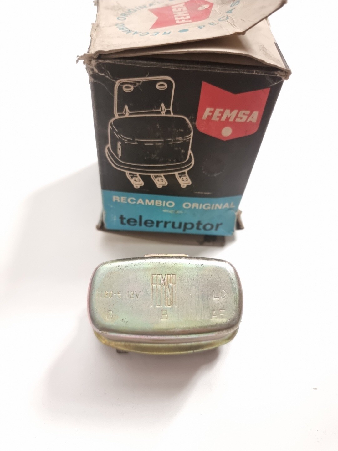 Telerruptor SEAT 1500.SEAT 850.SEAT 124.MORRIS.AUSTIN.EBRO (femsa TL20-5)