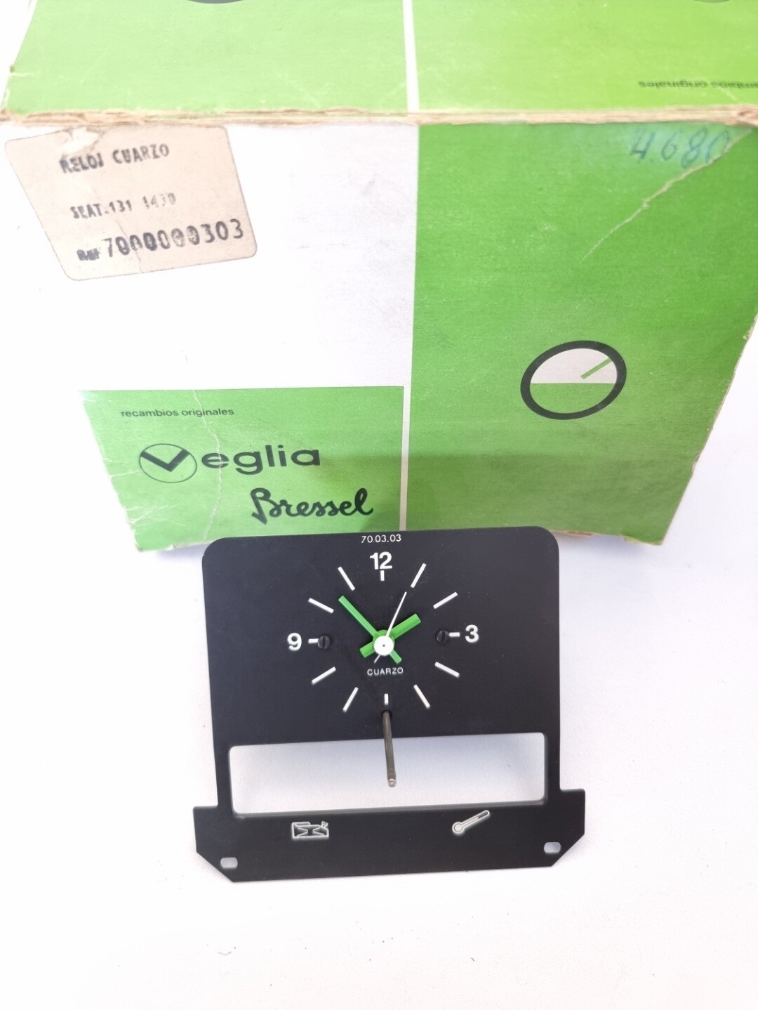 Reloj cuarzo cuadro Seat 131-1430