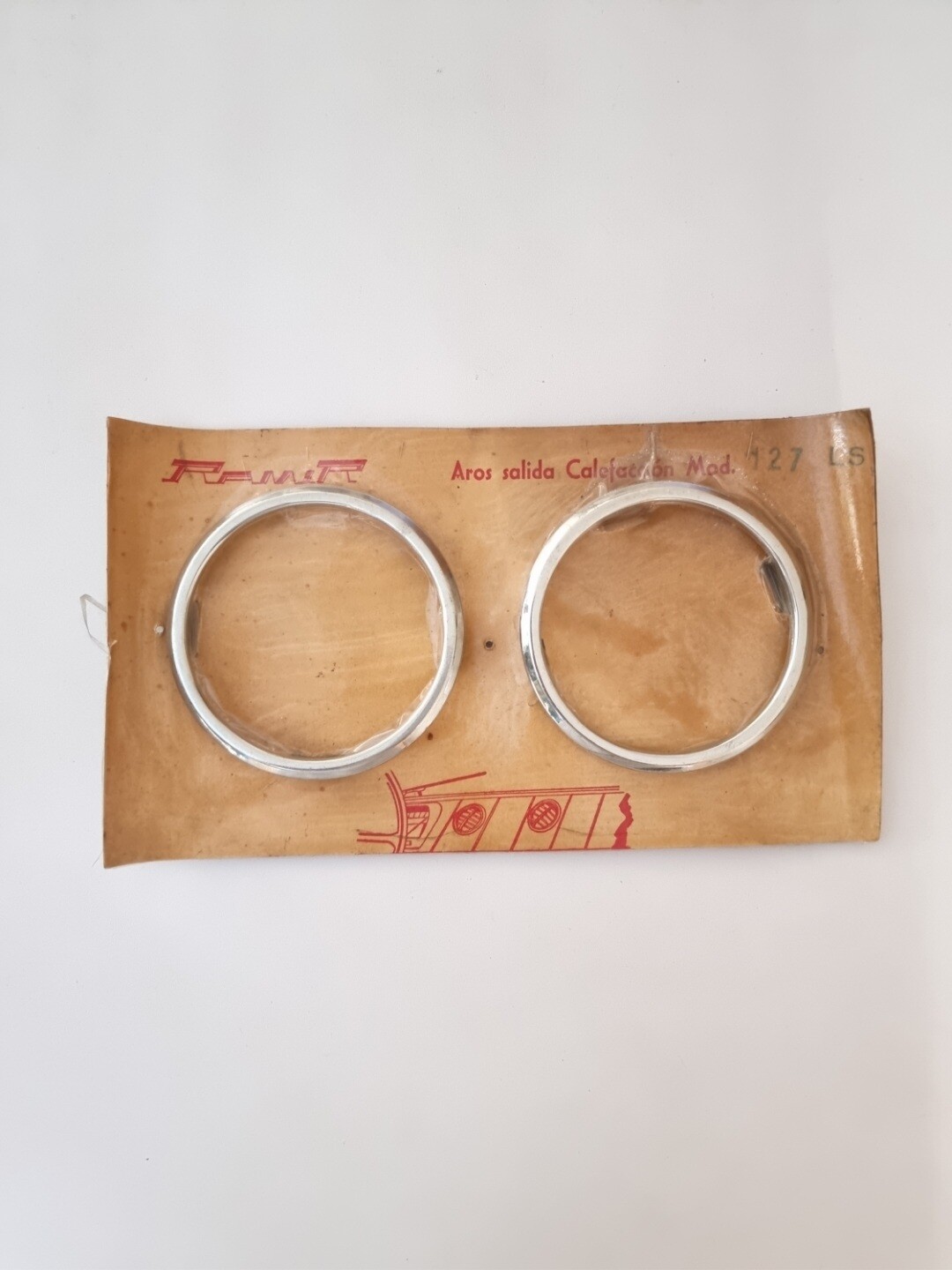 Conjunto aros salida calefaccion SEAT 127 LS