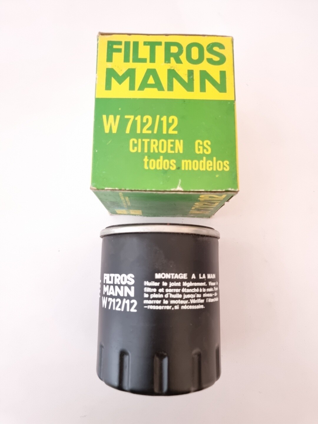 Filtro aceite CITROEN GS (filtros mann)