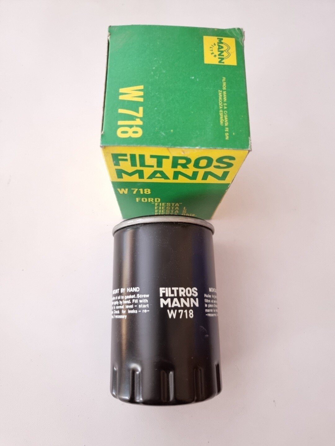 Filtro aceite FORD FIESTA L-S-GHIA (filtros mann)