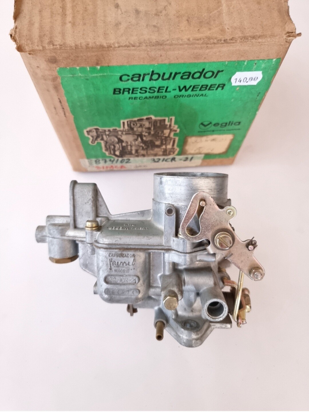 Carburador SIMCA 1000 (weber bressel 32 ICR-21)
