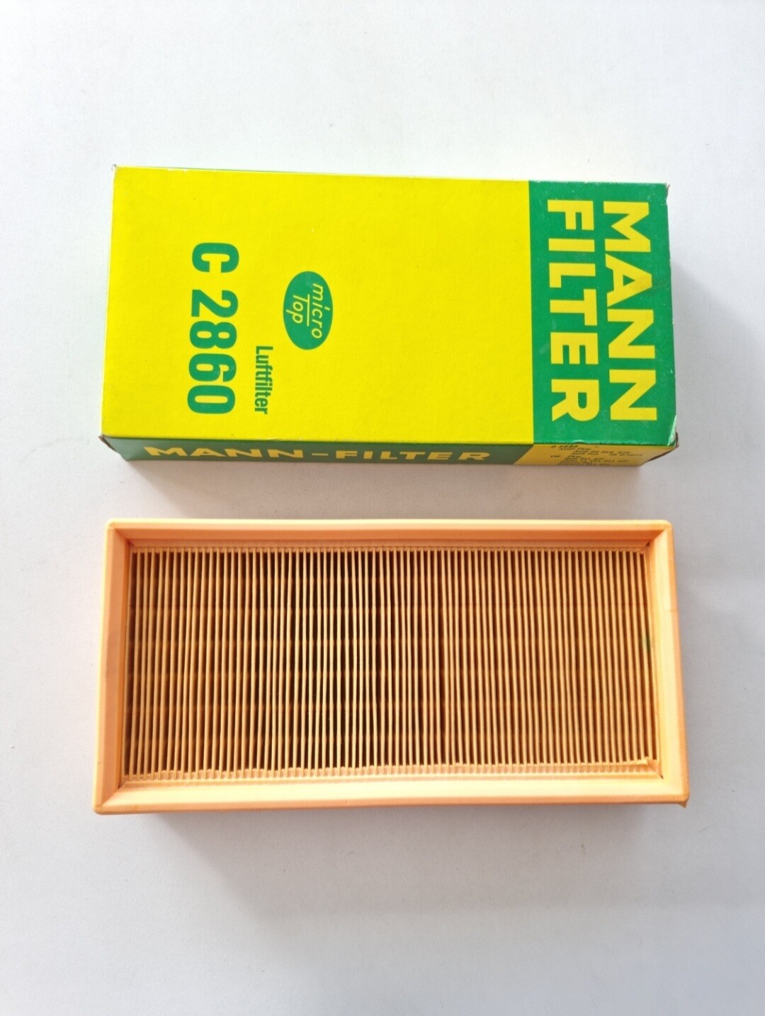 Filtro aire VOLKSWAGEN GOLF.JETTA.PASSAT.SCIROCCO.AUDI 80.FOX (filtros mann)