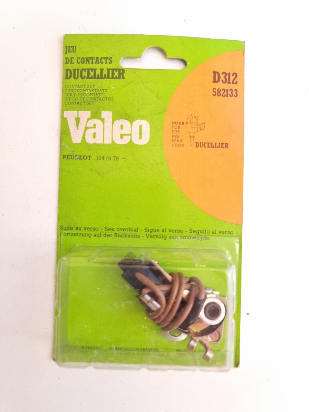 Platinos delco PEUGEOT 104 (delco ducellier)