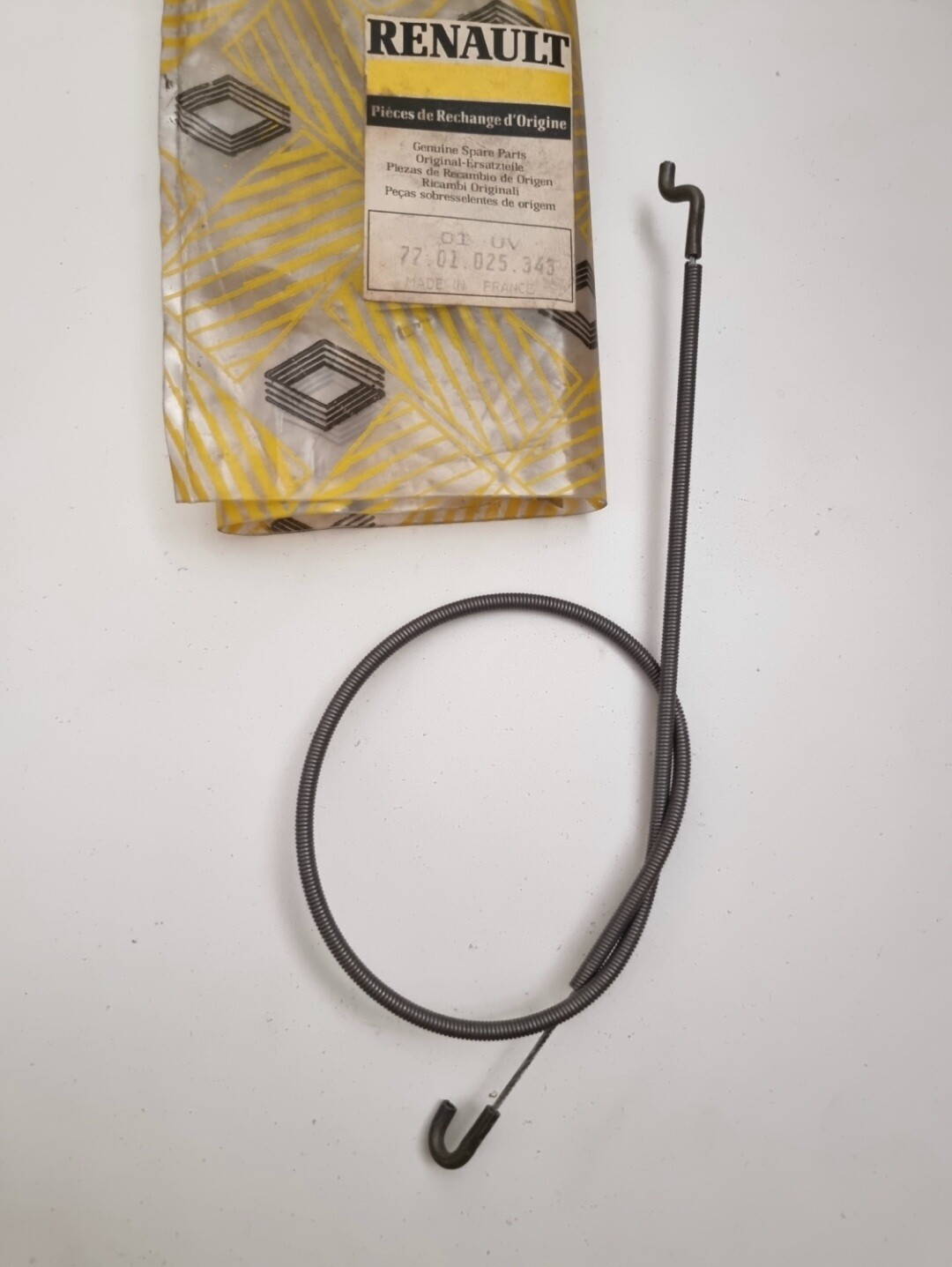 Cable destraba butaca RENAULT FUEGO (original renault)