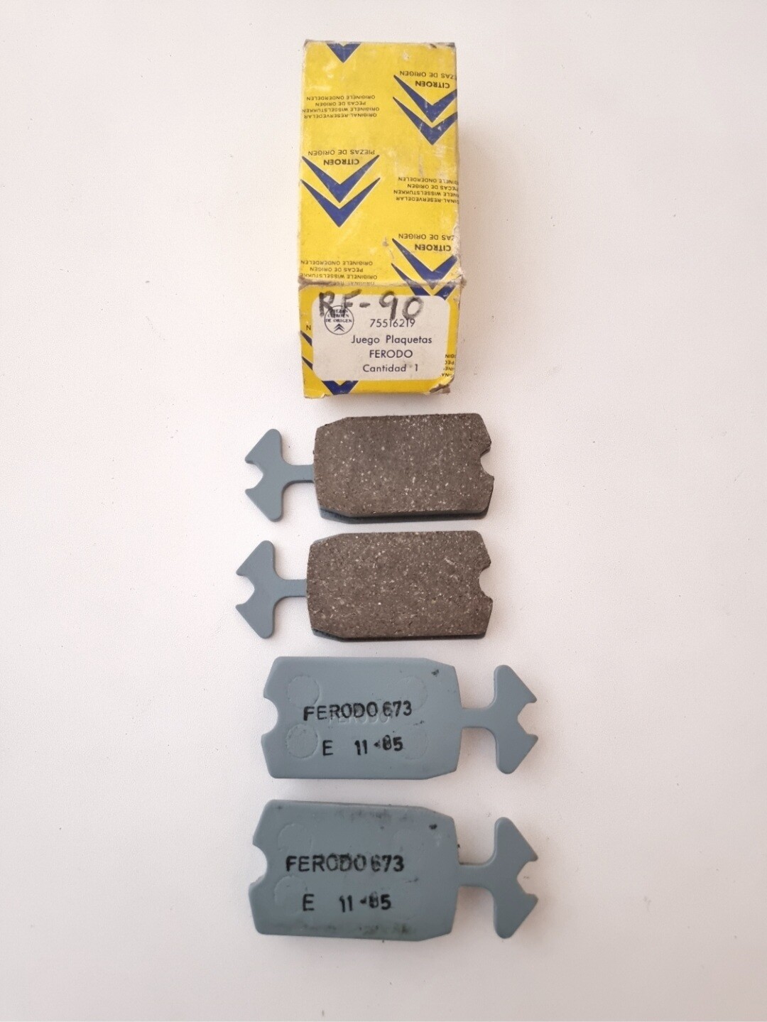 Juego pastillas freno CITROEN 2CV.MEHARI.DYANE...