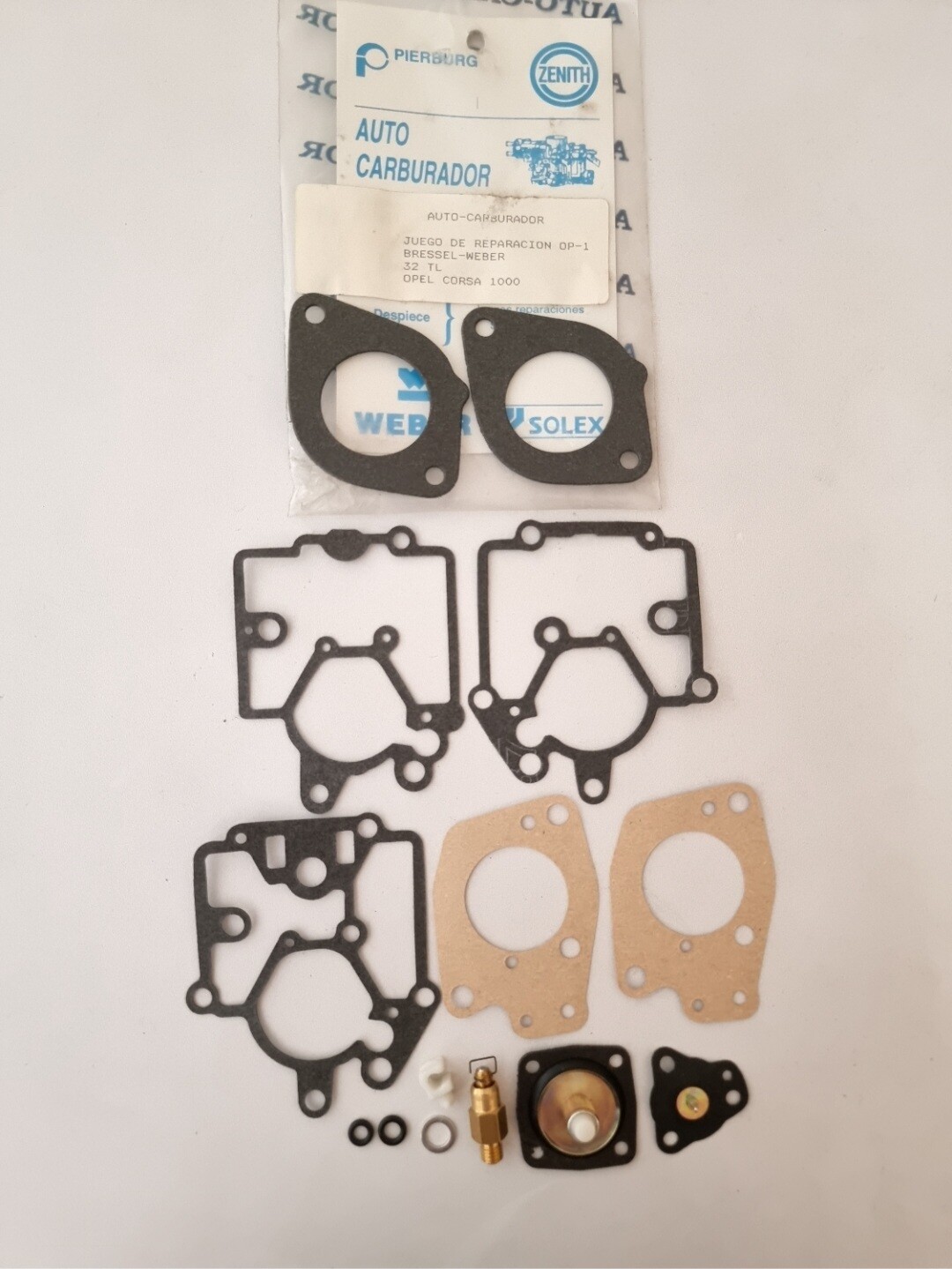 Juego juntas carburador OPEL CORSA 1000 (weber 32TL)