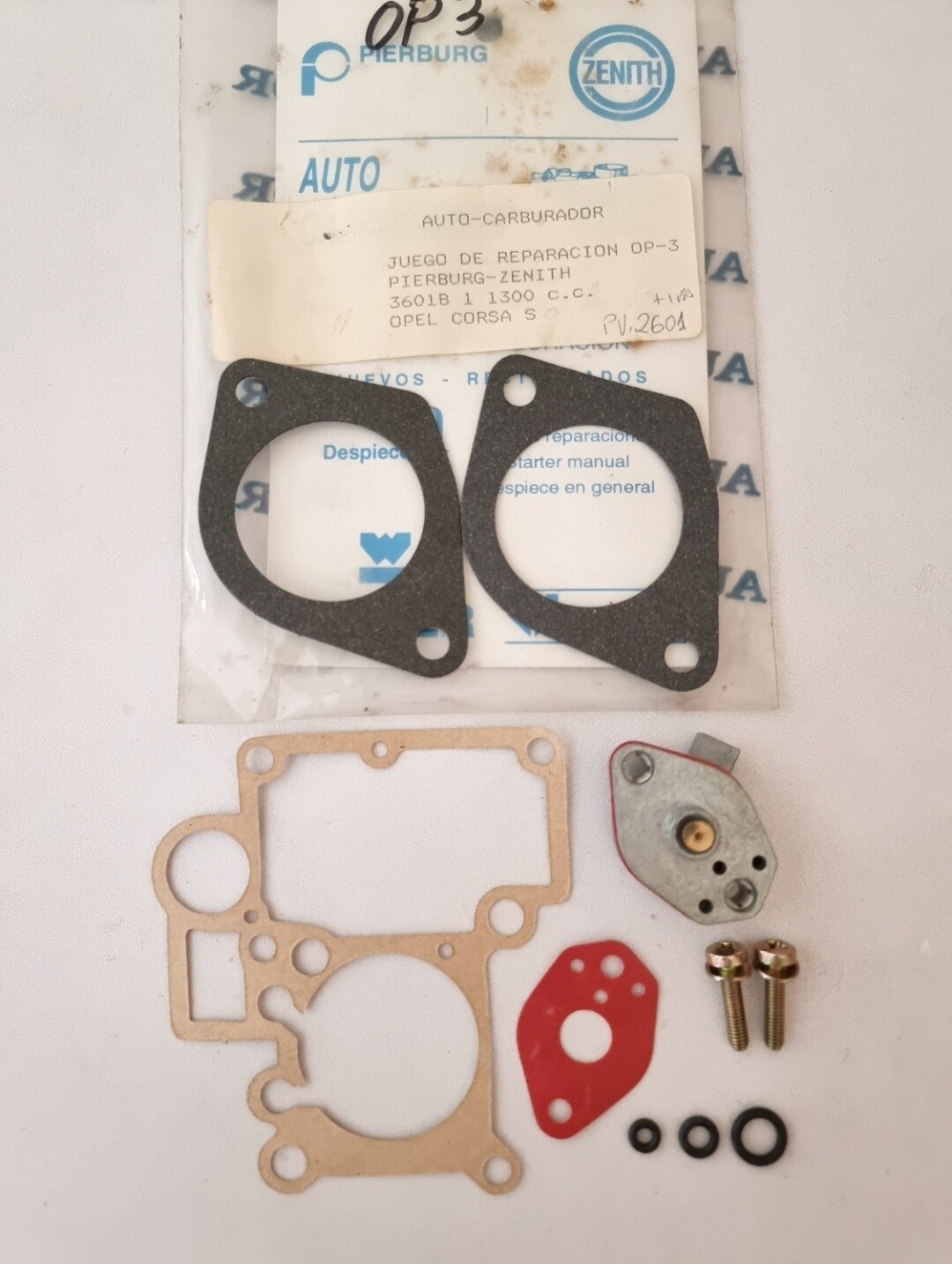 Juego juntas carburador OPEL CORSA 1300 (pierburg-zenith)