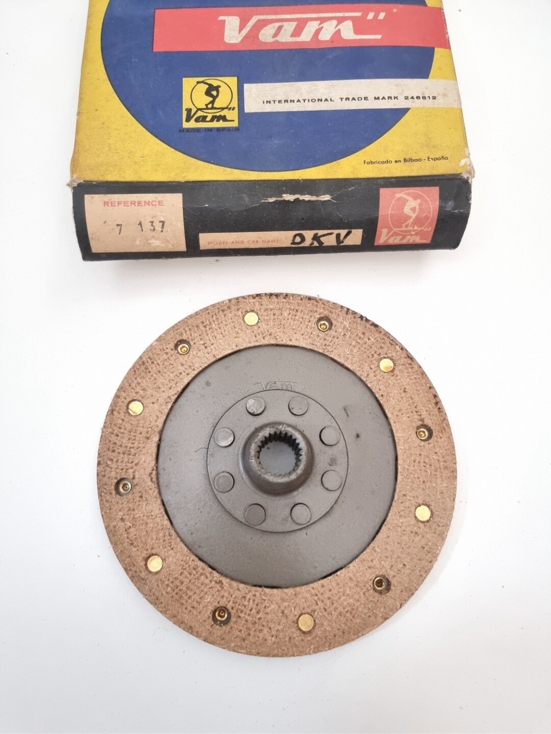 Disco embrague DKW (18cm diametro)