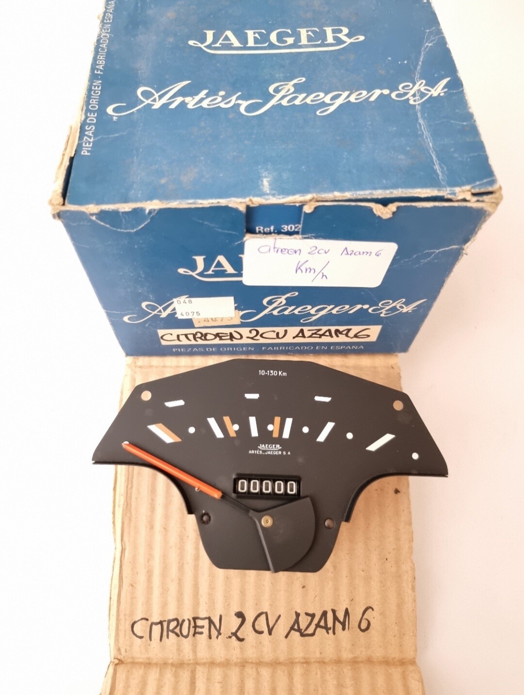 Marcador velocimetro cuentakilometros CITROEN 2CV.AZAM 6 (jaeger)