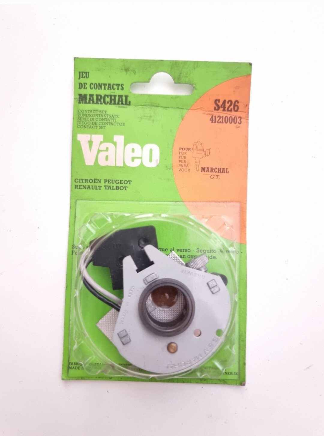 Juego contactos distribuidor encendido CITROEN.PEUGEOT.RENAULT.TALBOT (valeo)