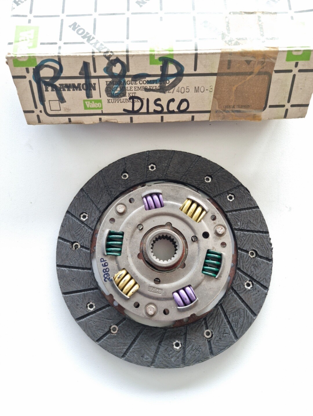 Disco embrague RENAULT 18 DIESEL (200mm diametro)