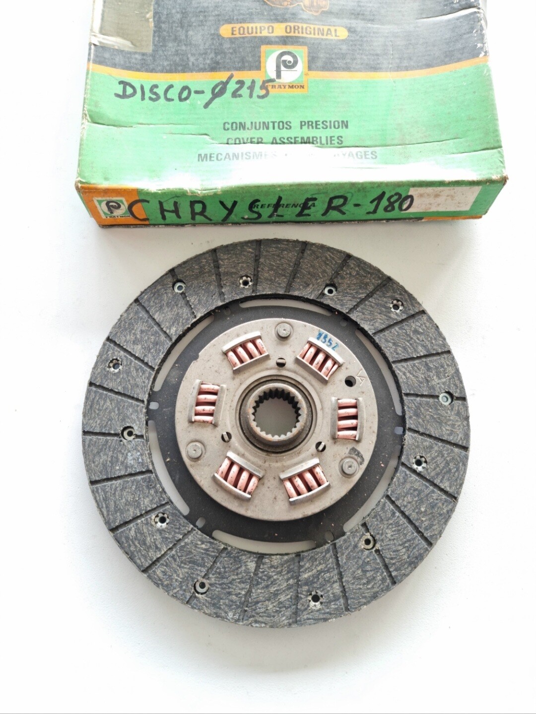 Disco embrague CHRYSLER 180 (215mm diametro)