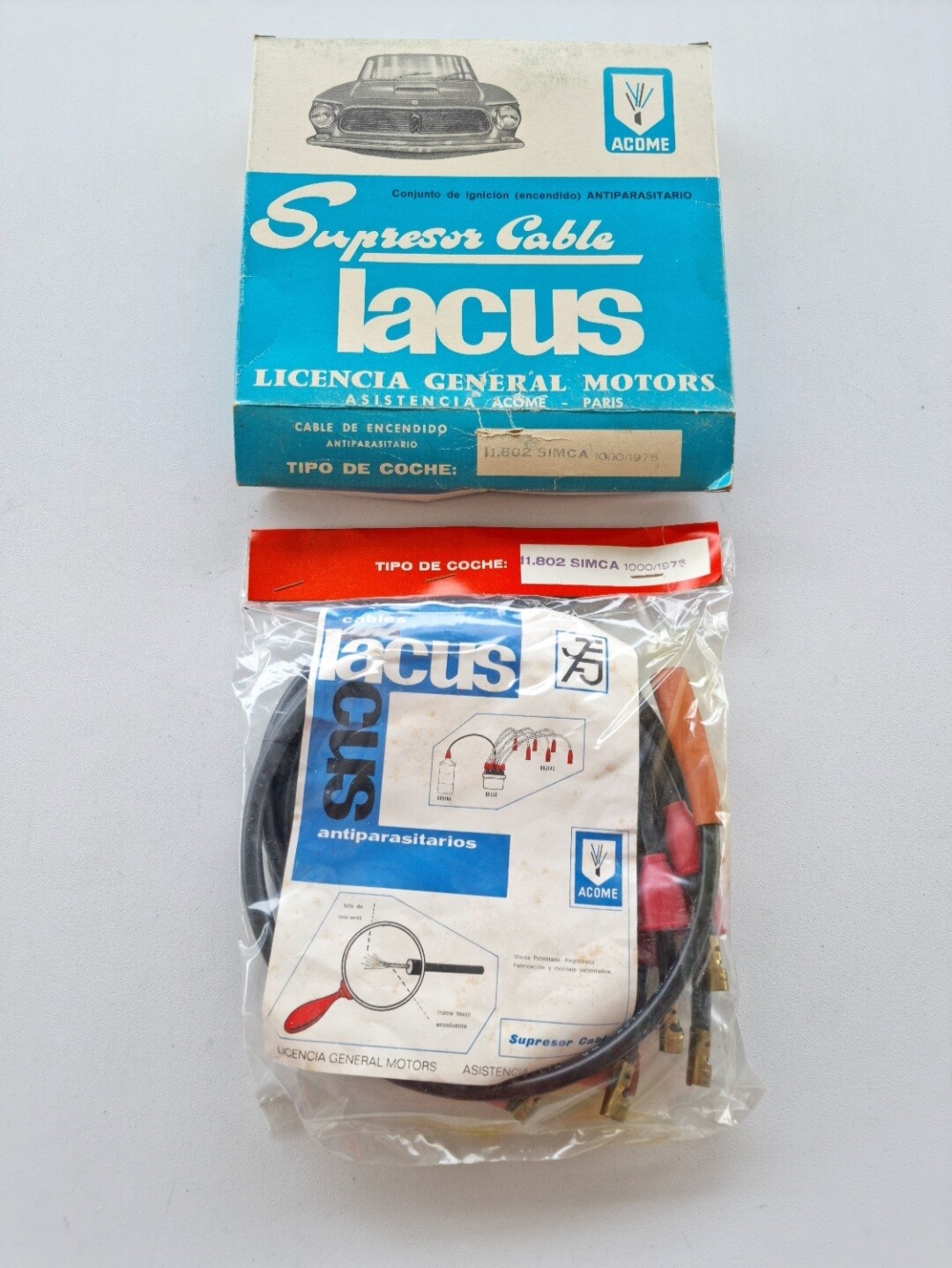 Juego cable bujias SIMCA 1000
