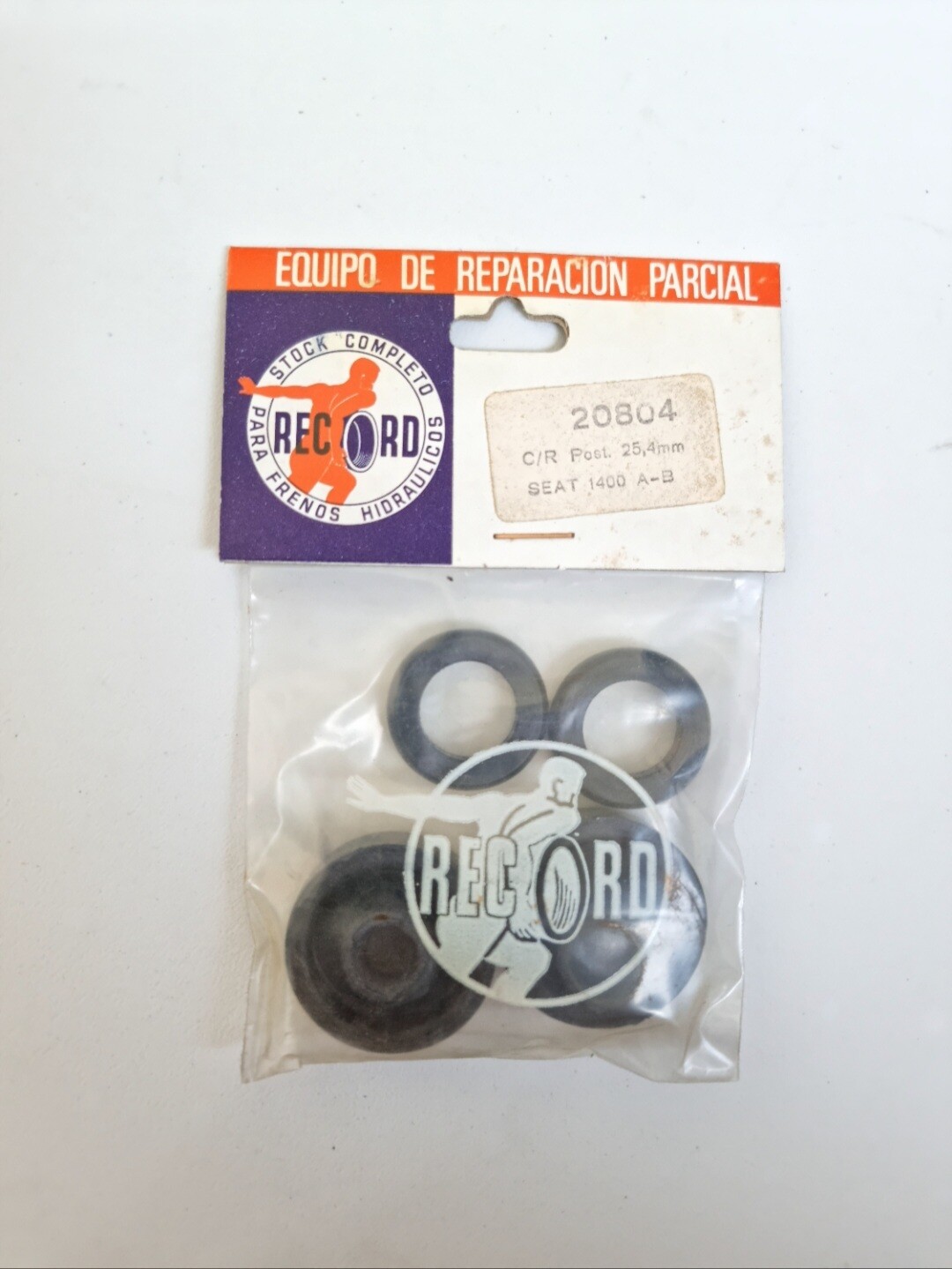Kit gomas reparacion bombines rueda posteriores SEAT 1400 A-B (record)