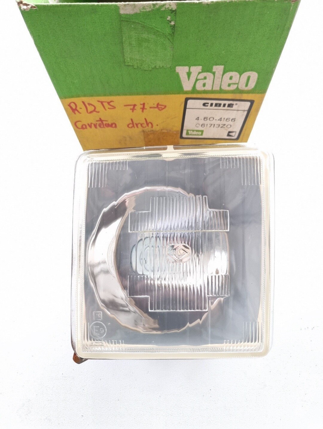 Optica faro derecho carretera RENAULT 12 TS (H1 cibie)