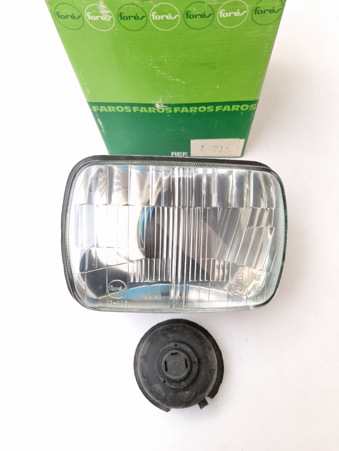 Optica faro con soporte SEAT 127.FIAT 127.FIAT 128 (fores)