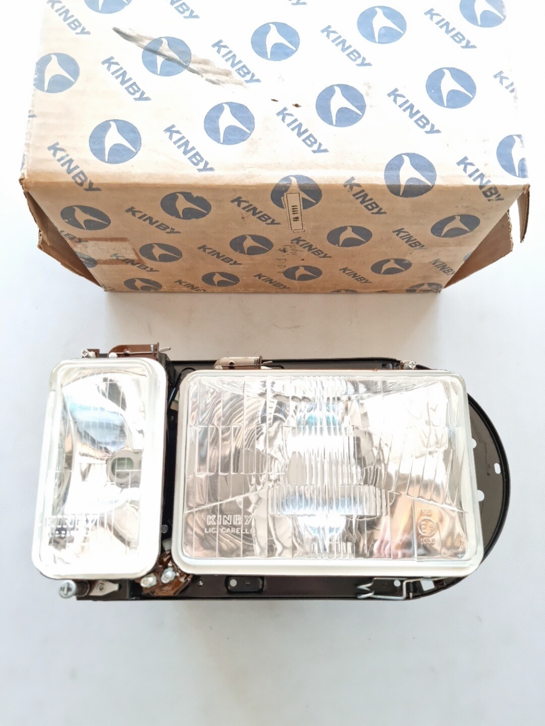Optica faro izquierdo completo RENAULT 12 S 74-> (kinby)