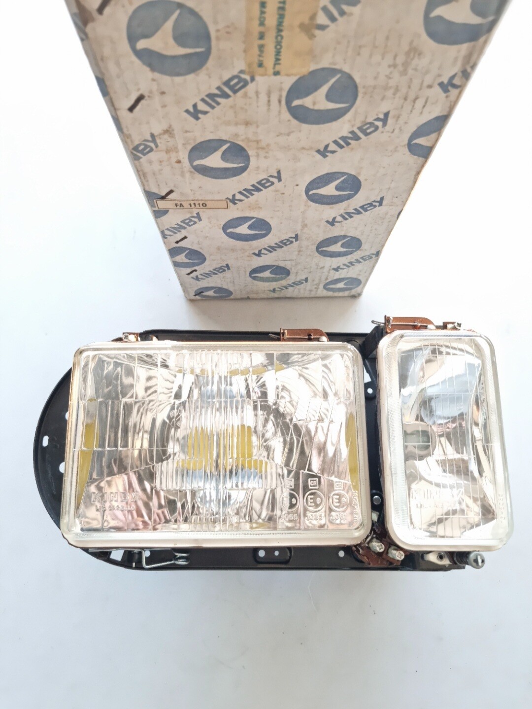 Optica faro derecho completo RENAULT 12 S 74-> (kinby)