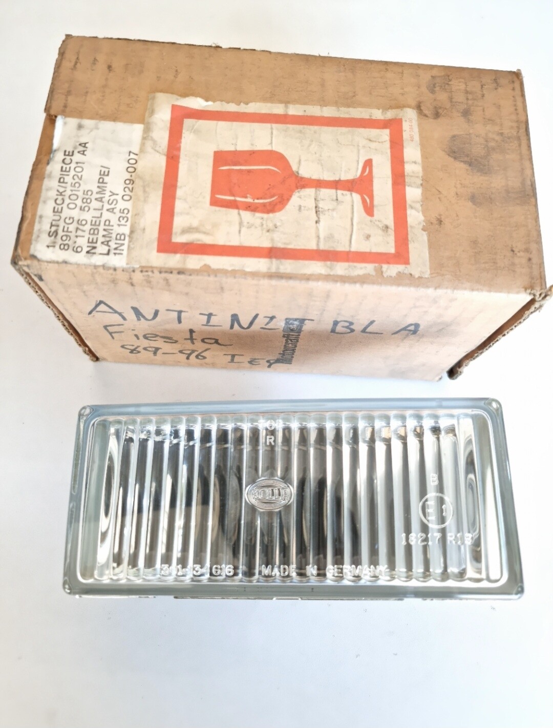 Optica faro antiniebla FORD FIESTA (89-96) hella