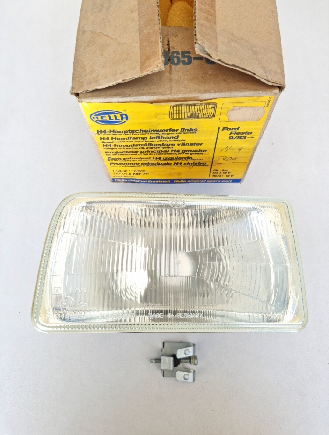 Optica faro delantero izquierdo FORD FIESTA MKII (hella)