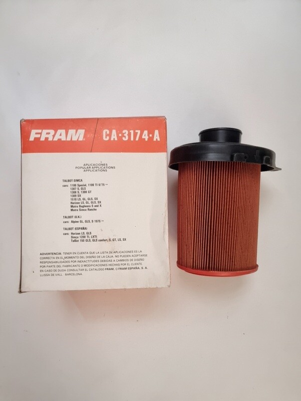 Filtro aire SIMCA 1200.MATRA.TALBOT 150.HORIZON... (fram)
