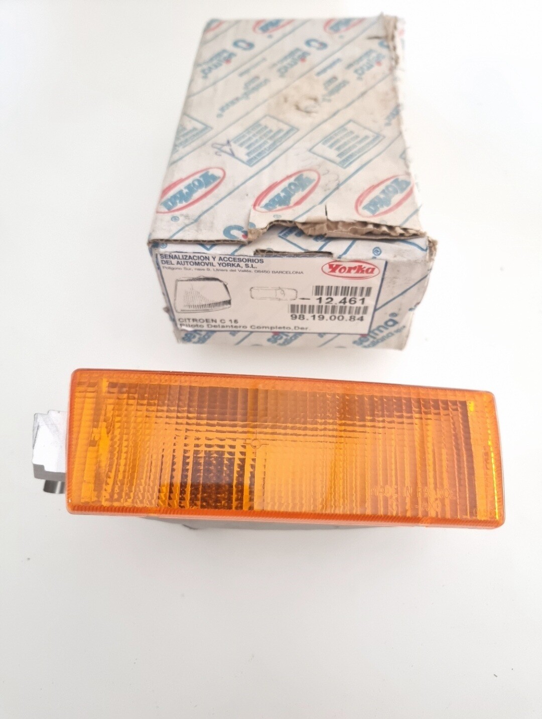 Piloto intermitente delantero derecho CITROEN C15 (yorka)