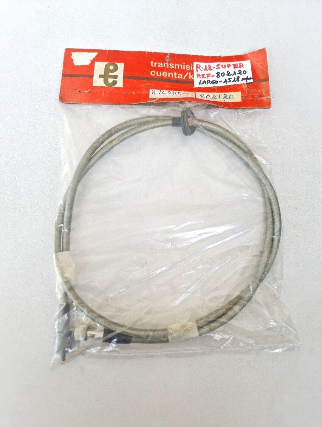 Cable cuentakilometros con funda RENAULT 12 SUPER.RENAULT 4 (1518mm)