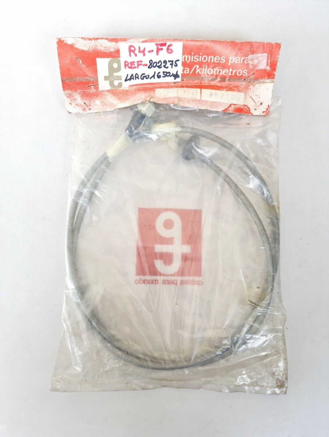 Cable cuentakilometros con funda RENAULT 4 F6 (1650mm)