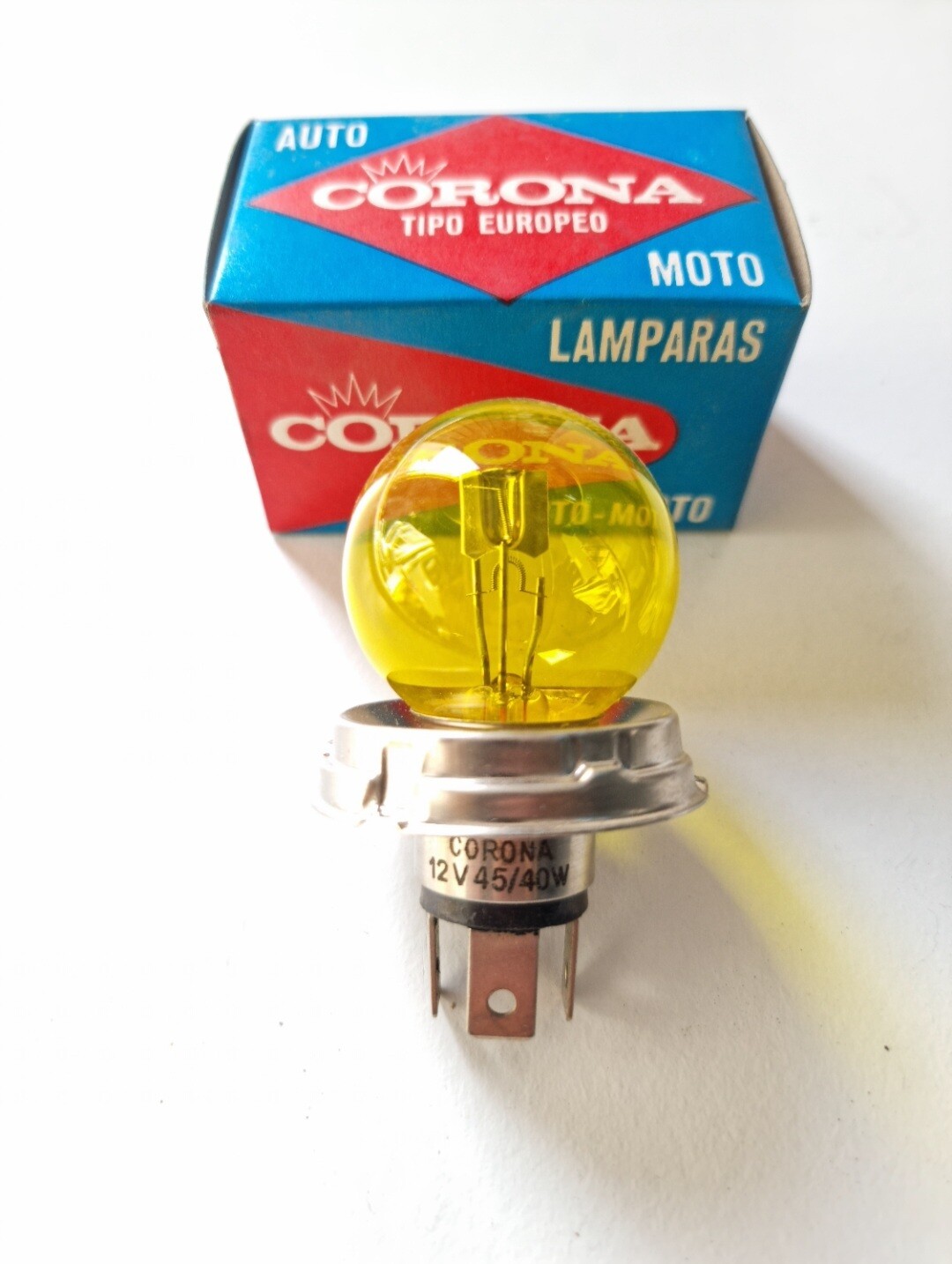 Bombilla amarilla 12V 45/40W (corona)